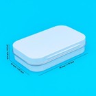 Goodma 20 Pieces Rectangular Metal Empty Hinged Tins Containers Basic
