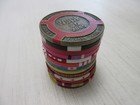 13 Casino Gaming Poker Chip Lot Las Vegas  1 New   Used Chipco Paulson Clay 
