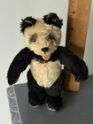 Vtg Steiff Panda Bear 6    Mohair  Jtd  Felt Open Mouth C  1950s W  Button Cute