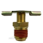 2 Pc Air Compressor T-handle Petcock Moisture Tank Drain Valve Brass 1 4  Mnpt
