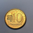 1996 Paraguay 10 Guaranies Coin Free Shipping  206