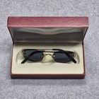 Vintage Cartier C Decor Rimless Octagon Sunglasses 22k Gold Plated