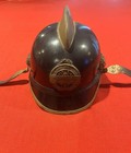 Antique Ww1 German Firefighter Helmet