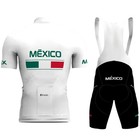 2026 Mens Mexico Cycling Jersey Bib Short Sets Cycling Jersey Cycling Bib Shorts
