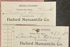 Buford Mercantile Co Virginia City Mt Missouri Mining Co 1923 Receipt Lot E3-5