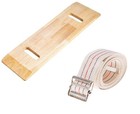 24  Wooden Transfer Board   60  Belt Kit For Patient Moving  Senior Care Aid