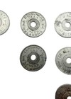 Vintage Oklahoma Consumers Tax Token Lot Of 6 Old Age Assistance Check Pension