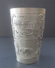 Early 20th Century Souvenir Metal Cup El Paso Texas - Made In Germany