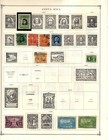 Silk s Stamps - Costa Rica Collection  1863-1963   Bob  On Scott Album Pages