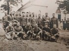 Wwi Troop   Soldiers   Military   A Church Detail  antique 1910s Small Photo b w