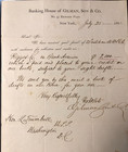 1861 Sen  Lyman Trumbull Signed Letter - Abraham Lincoln Ally - 13th Amendment