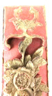 Antique Oriental  Wood Carved Pierced Gilt Temple Panel