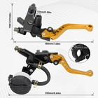 2pcs Brake Clutch Levers Master Cylinder Reservoir For Yamaha Yzf R1 R6 Yzf600r