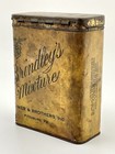 Vintage Brindley s Mixture Pipe Tobacco Tin Advertising Empty Rectangle Upright