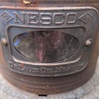 Vintage Nesco Deluxe Oil Kerosene Parlor Cabin Heater Stove As Is Untested 