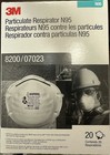3m 8200 N95 Particulate Respirator Face Mask  20 Count  Nib