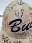 Vintage Des Moines Buccaneers Hockey Minor League Strapback Hat Cap Signed Autos