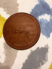 Round 1876 Philadelphia Centennial Exposition Wood Medal Plaque Main Building
