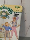 Vtg Butterick Cabbage Patch Kids Pattern 3141 Girls Vest Top Skirt Pants 12-14