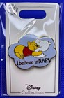 Disney Parks 2 Pin Lot Pooh I Believe In Naps   Piglet With Flowers - New