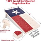 Gosports 4 X 2 Ft Flag Series Wood Cornhole Sets     4 X 2 Ft  Texas 