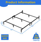 Mainstays Ardent Queen 7  Bed Frame adult easy To Assemble  No Tools Needed 