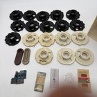 Singer Sewing Machine Discs 18 Flex-stitch White Black Box And Needles