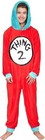  Dr  Seuss Thing 1   2 Pajama Costume Cosplay Interchangeable Patches For Unisex