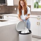 Plasticplace 8 Gallon White Trash Bags        0 7 Mil       100 Case