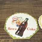  2 1950s Sprite Boy Coca-cola Coaster Original Vintage Advertising Coke Soda Nos