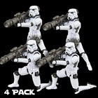 Imperial Rocket Trooper 4-pack Bundle Lot Star Wars Vintage Collection