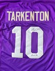 Fran Tarkenton Signed Vikings Jersey    hof 86    Inscription Autographed Jsa Coa     
