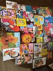 1960s  Vtg Lot Of 30 Varied Used Kids Greeting Cards Mostly Birthday Some Others