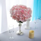 Pink 5 Silk Hydrangea Bushes Wedding Flowers Bouquets Party Centerpieces Sale