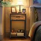 Night Stands Set Of 2 end Tables With Drawer For Bedroom Bed Side Table For H   