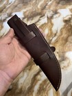 Leather Knife Sheath Fix Blade Case Vertical Horizontal Camping Scout Sheath