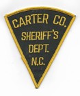 Carter County North Carolina Sheriff s Department Patch  non Existent County 