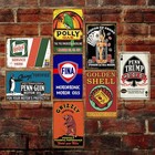 35 Pcs Repo Vintage Tin Signs  Gas Oil Retro Metal Signs Garage Man Cave Decor