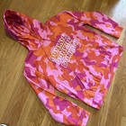 Dunkin    Donuts Dd Pink   Orange Camo Hoodie Pullover Sweatshirt Size 2xl