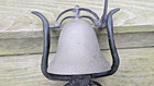 Vintage Cast Iron Ranch Longhorn Bull Steer Cow Wall Mount Americana Dinner Bell