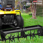 Rugged 122cm 48  Lawn And Garden Spike Aerator For Improved Soil Oxygenation