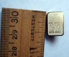 Vintage Girl Scout 1972 60th Anniversary Pin Year Official Uniform Leader Gift