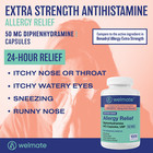 Welmate Allergy Relief Diphenhydramine Hcl 50mg 1000 Ct Exp 7 28  benadryl 