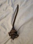 Vintage Mcm Brutalist Copper Single Stem Rose Metal Art Sculpture 14  Flower