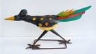 Metal Art Roadrunner Sculpture 15 1 2  Long  Yard Art Bird Animal