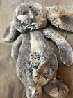 Jellycat London Floppy Bashful Bunny Rabbit Plush Ears Gray Tan Soft 12    Lovey