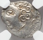 Ngc Ch Xf Celtic Gaul Sequani Ancient France 1st Cent Bc  Celts Pig Boar Coin