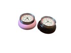 She Of 2 Vintage Dulton Kitchen Clocks Pink   Black Both Working Order