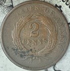 1868 Two-cent Piece Coin
