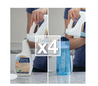 Bona Hardwood Floor Cleaning Solution Refill  Unscented  128 Fl Oz
